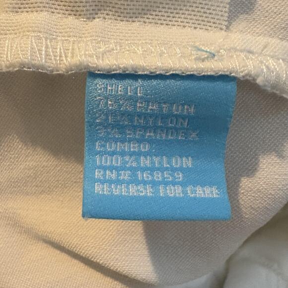 J.McLaughlin Shorts Womens 6 White Bermuda Pull On Stretch Back Pockets Comfort - Picture 9 of 11